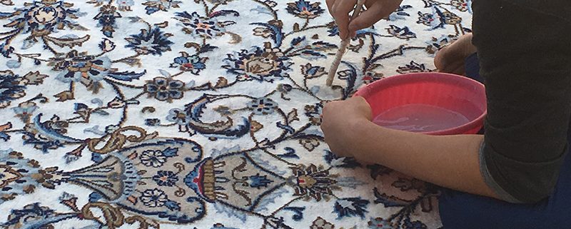 ترفند قالیشویی برای قاطی نشدن رنگ فرش دستباف